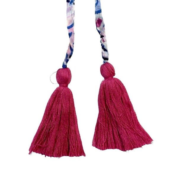 SIMPLY SOUTHERN Tropical Swimsuit Cover Up Kimono Small/Medium Blue Beach Resort - Picture 6 of 12